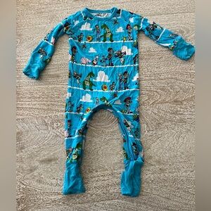 Little Sleepies Toy Story U Zip Baby Onesie
